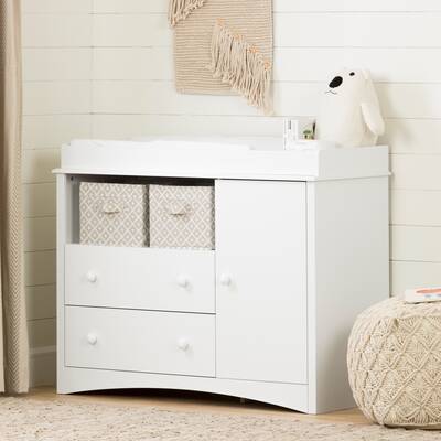 Royal Cherry South Shore Furniture 3246331 South Shore 2 Drawer Changing Table With Open Storage