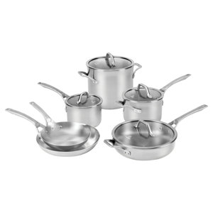 Calphalon Signatureu2122 Stainless Steel 10 Piece Cookware Set