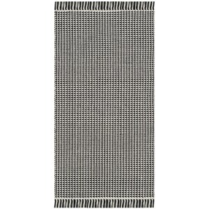 Mooreton Hand-Woven Ivory/Black Area Rug