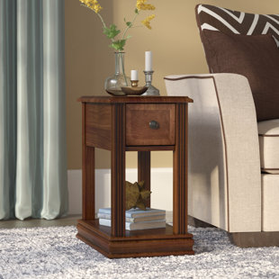 Slim Side Table With Drawers Wayfair Charlyn End Table With Storage