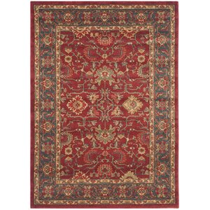 Coleraine Red Area Rug