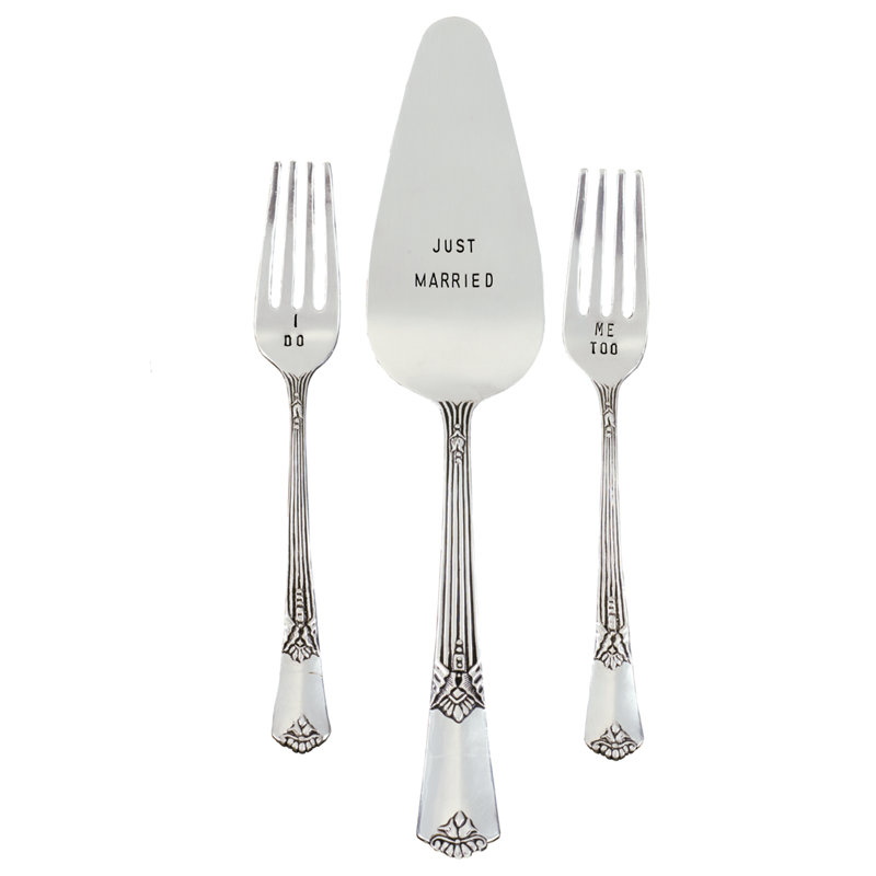 Mud Pie Wedding 3 Piece Hostess Serving Set Reviews Wayfair