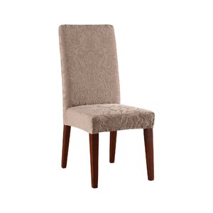 Stretch Jacquard Damask Dining Chair Slipcover