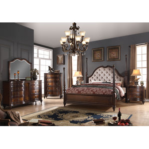 Wentzel Four Poster Configurable Bedroom Set by Astoria Grand