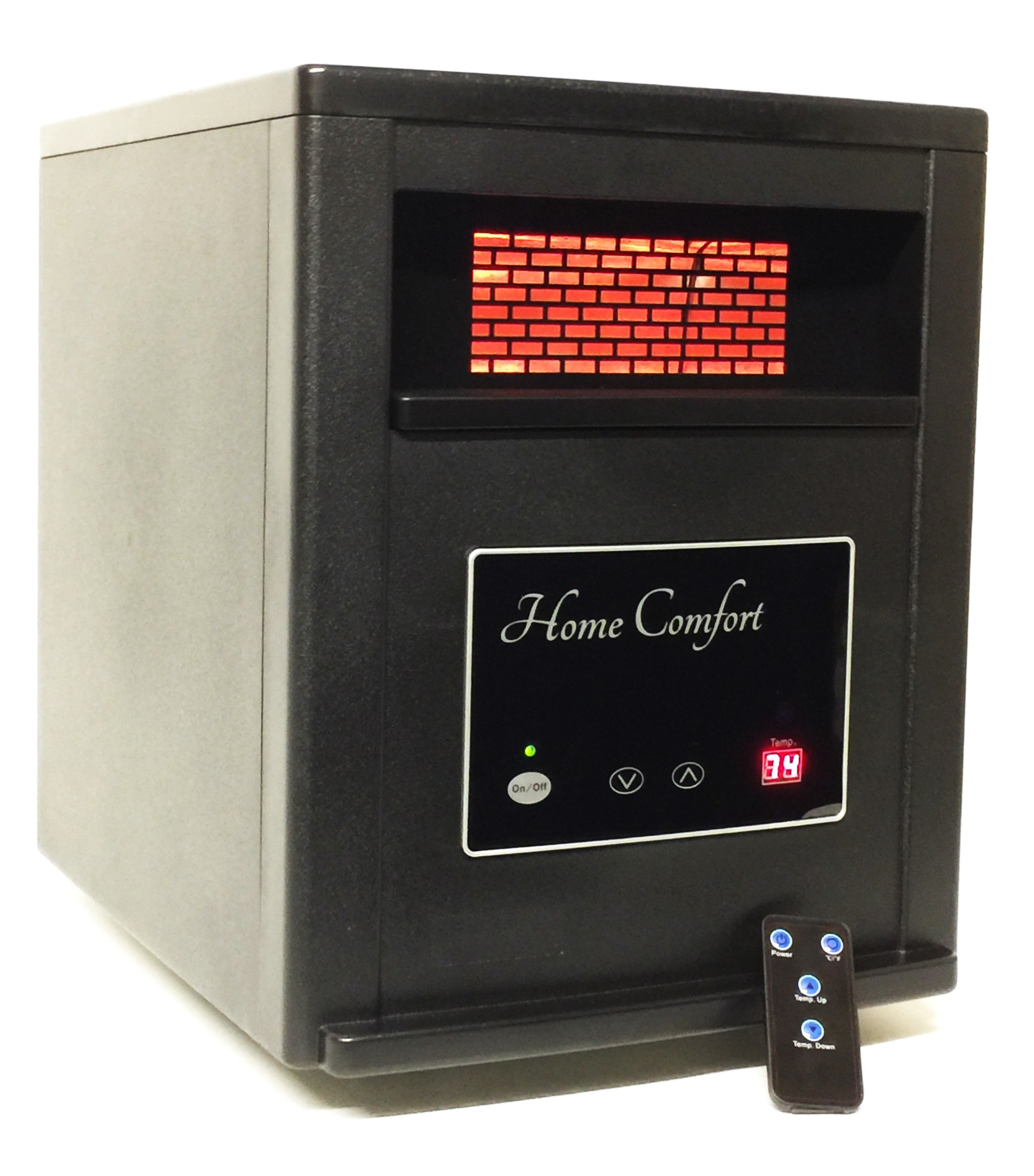 Home Comfort Portable 1500 Watt Electric Infrared Cabinet Heater