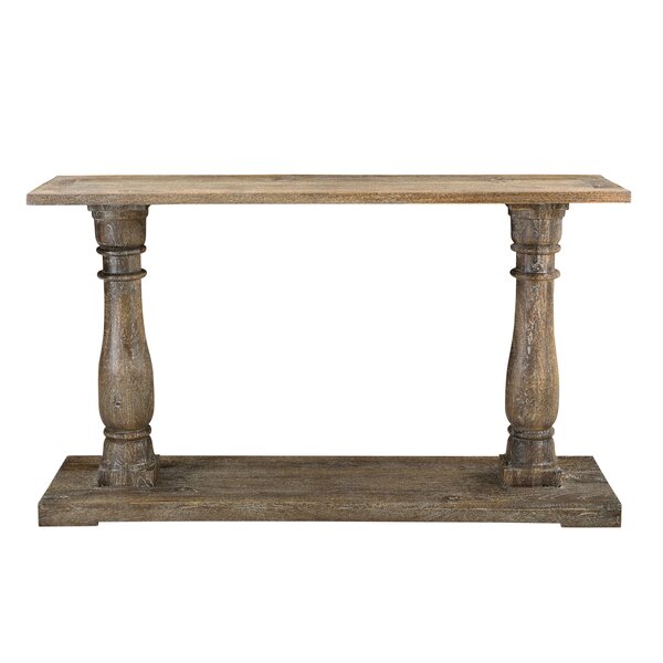 Maliyah Pedestal Console Table By Longshore Tides