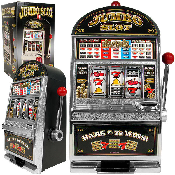Jumbo Slot Machine Bank - Replication by Trademark Global