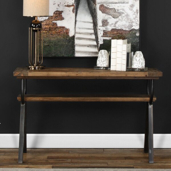 Renee Industrial Console Table By Gracie Oaks