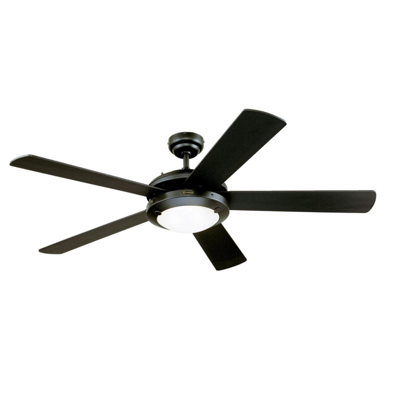 Laude Run 52 Creslow 5 Blade Ceiling Fan Light Kit Included 52 Creslow 5 Blade Ceiling Fan