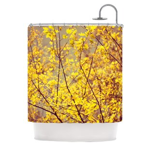 Autumn Yellow Shower Curtain