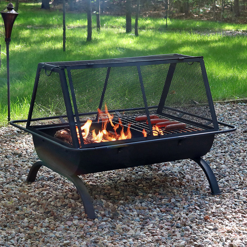 Freeport Park Lewisville Steel Wood Burning Fire Pit Reviews