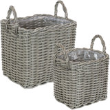 2 Rattan Planters You Ll Love In 2021 Wayfair