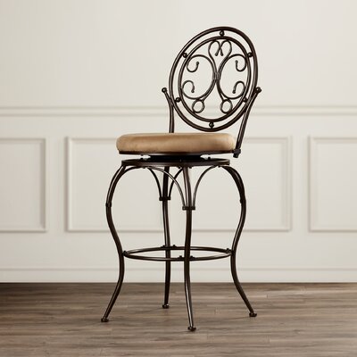 fleur de lis counter stool