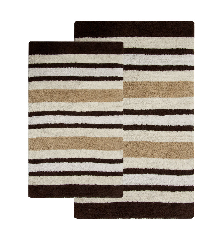 Saffron Fabs 2 Piece Bath Rug Set & Reviews Wayfair
