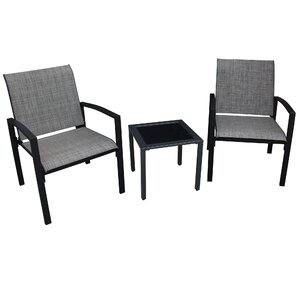 Campos 3 Piece Conversation Set