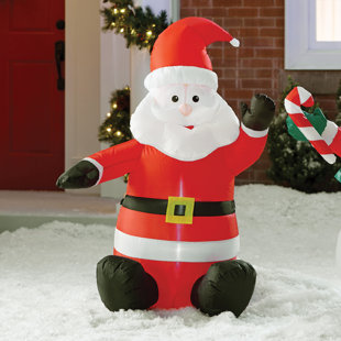 Outdoor Santa Decorations You Ll Love Wayfair Inflatable Decoration