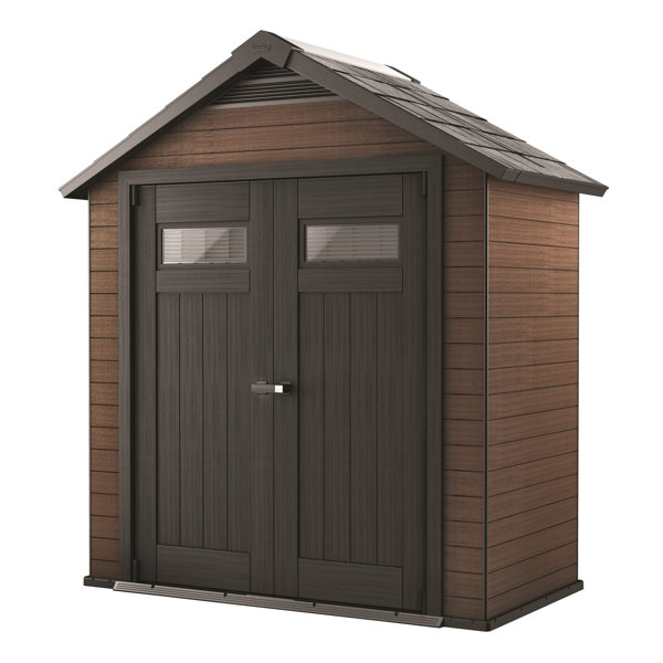 Fusion 7 ft. 6 in. W x 4 ft. D Traditional Tool Shed by Keter