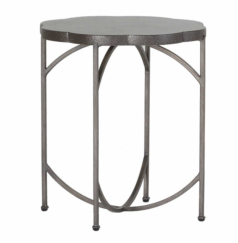 Summer Clics Gillian Wrought Iron Side Table Reviews Wayfair