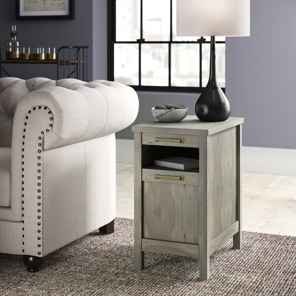 Tilden End Table With Storage By Greyleigh