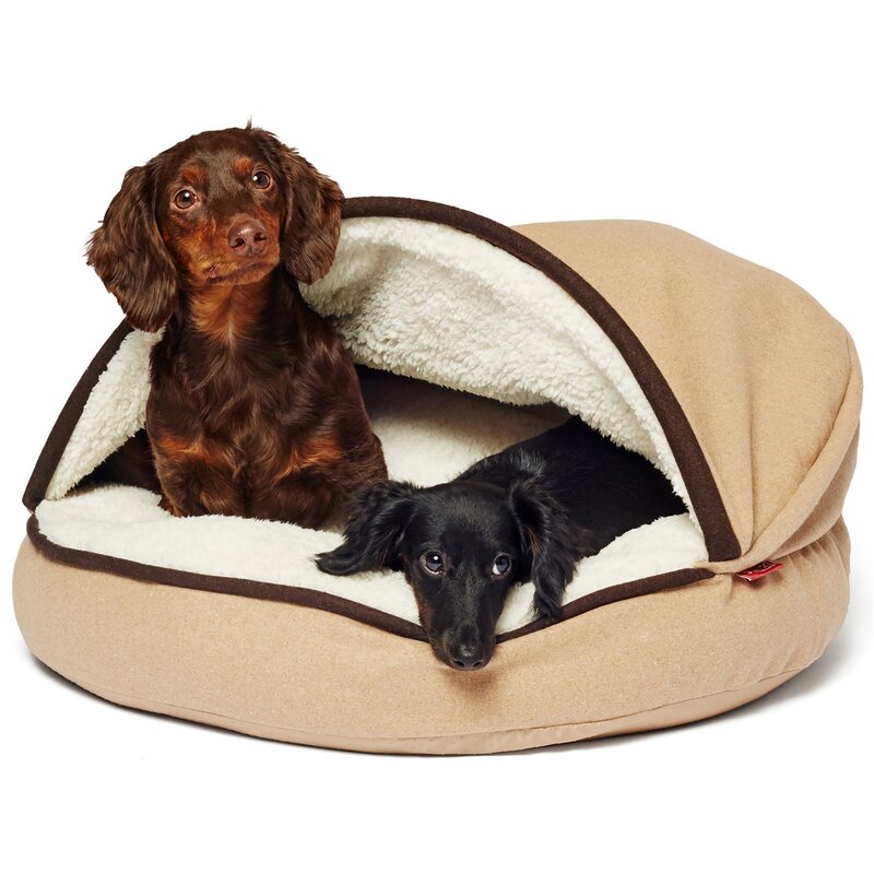 hooded pet beds for dogs