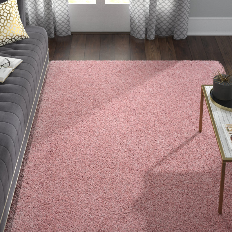 Willa Arlo Interiors Hermina Light Pink Area Rug & Reviews Wayfair