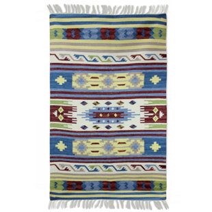 Fair Trade Area Rugs Wayfair Fair Trade Multicolored Geometric Spring Fireworks Expertly Hand Woven Indian Wool Home Decor Area Rug