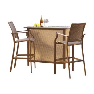 Island Cove 3 Piece Bar Set