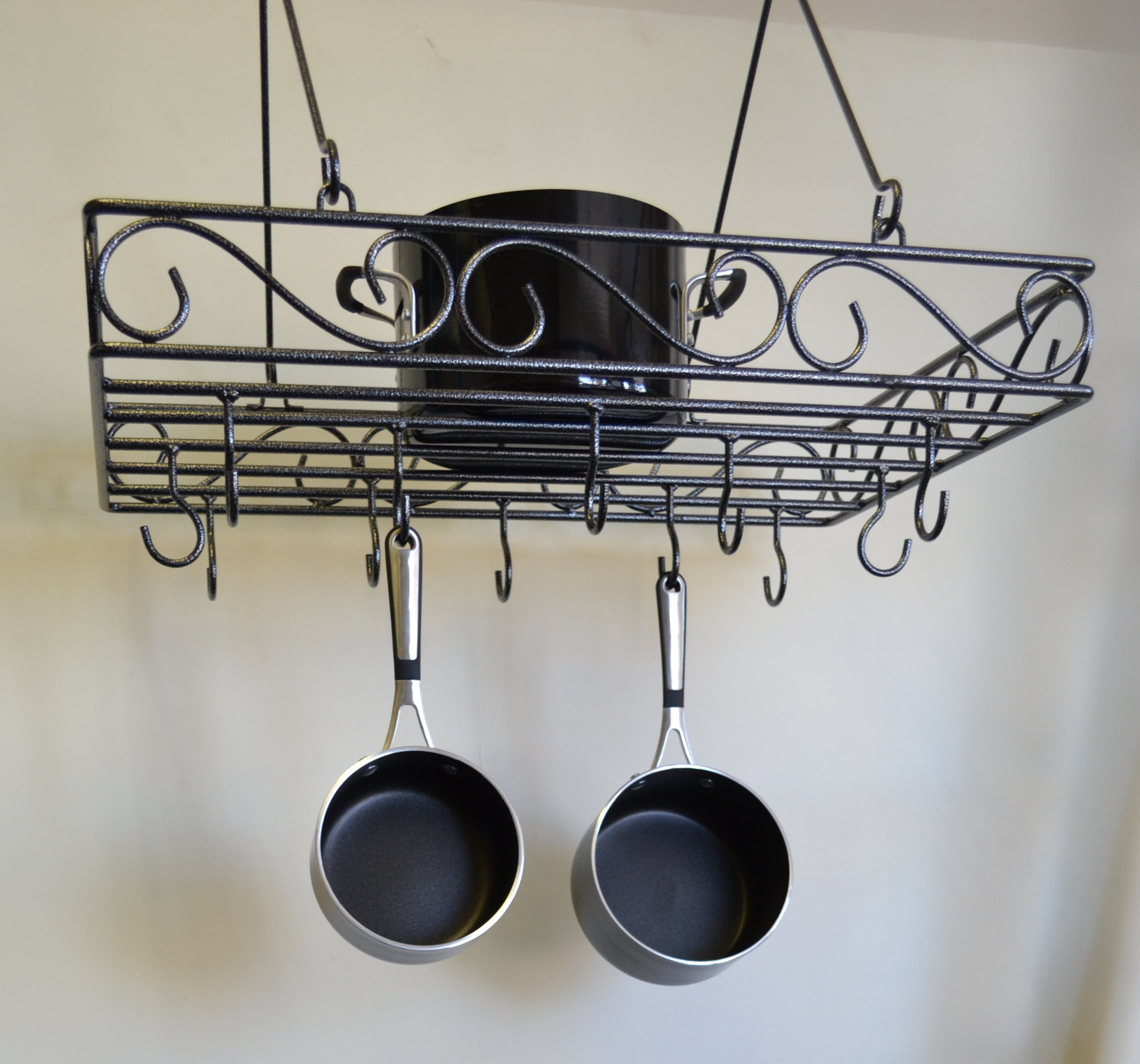 J J Wire Pot And Pan Rack Reviews Wayfair
