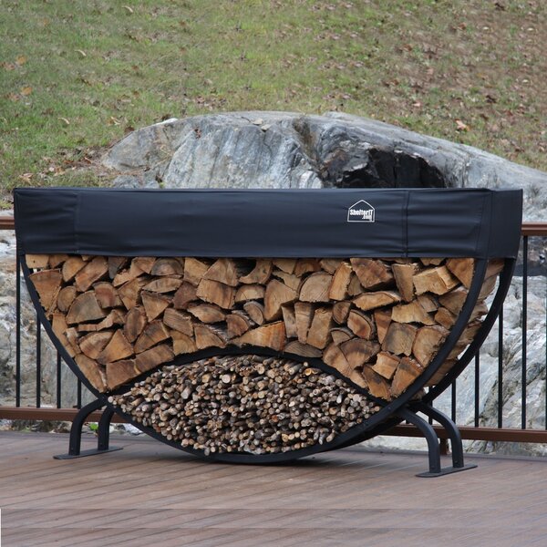 8' Round Firewood Log Rack By ShelterIt