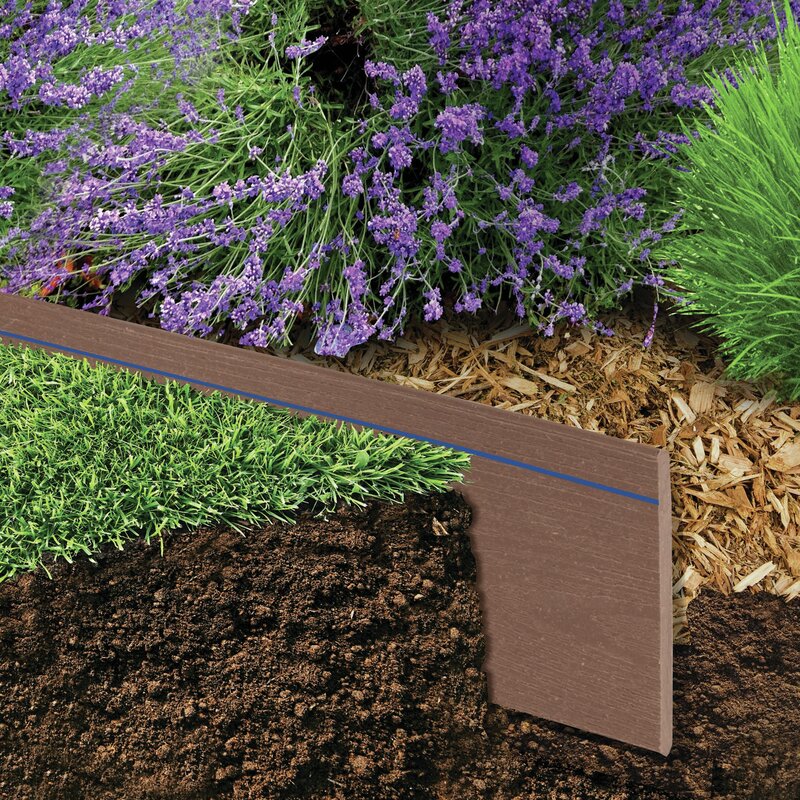 Gardener S Blue Ribbon 4 In H X 240 In W Ceder And Brow Premium Lawn Edging Reviews Wayfair