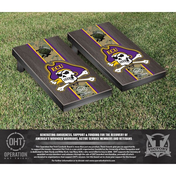 Stained Stripe Version Cornhole Game Set by Victory Tailgate