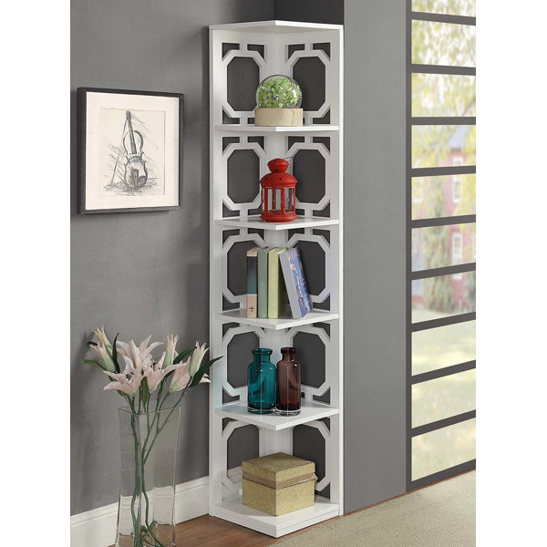 Ardenvor Corner Unit Bookcase by Beachcrest Home