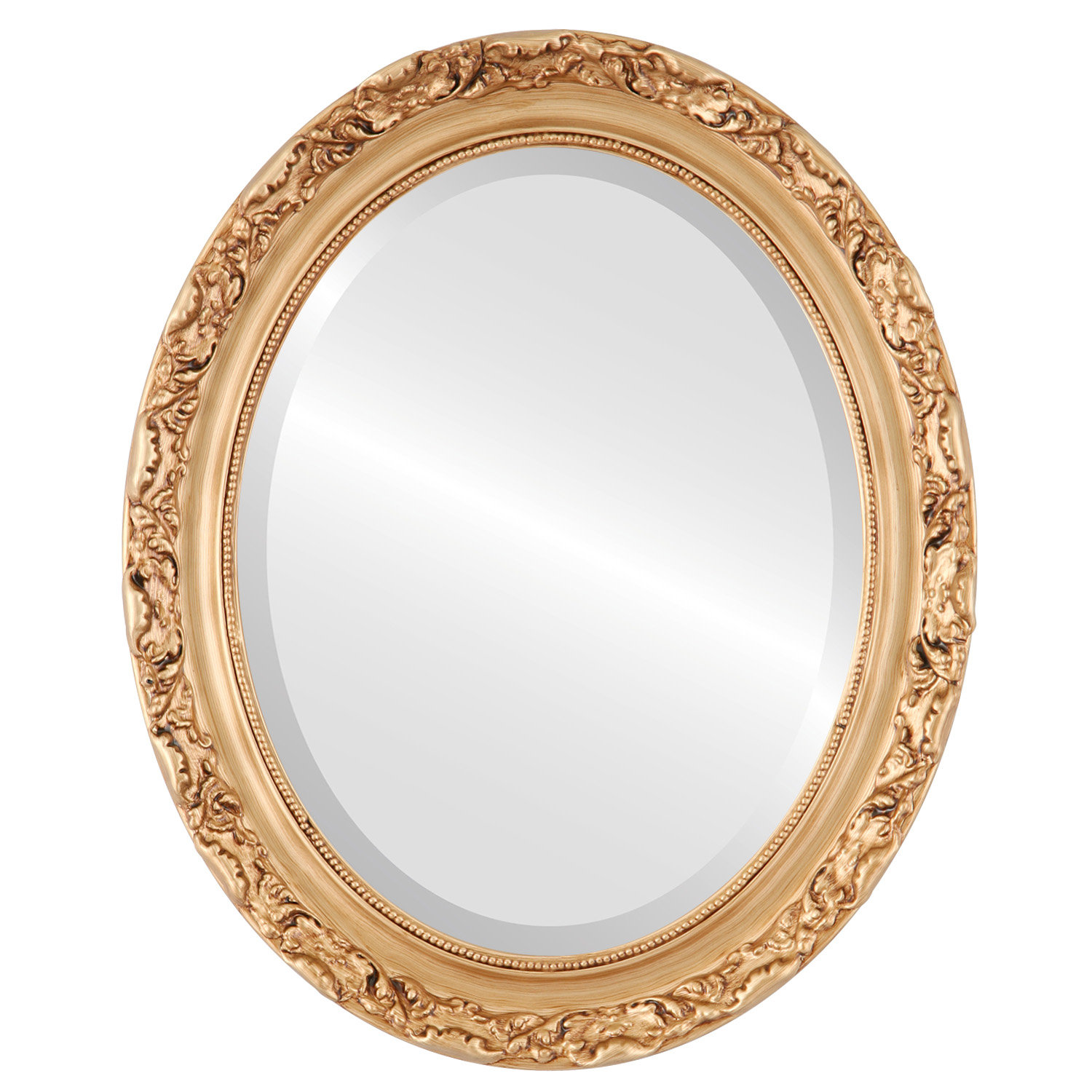 oval beveled mirror