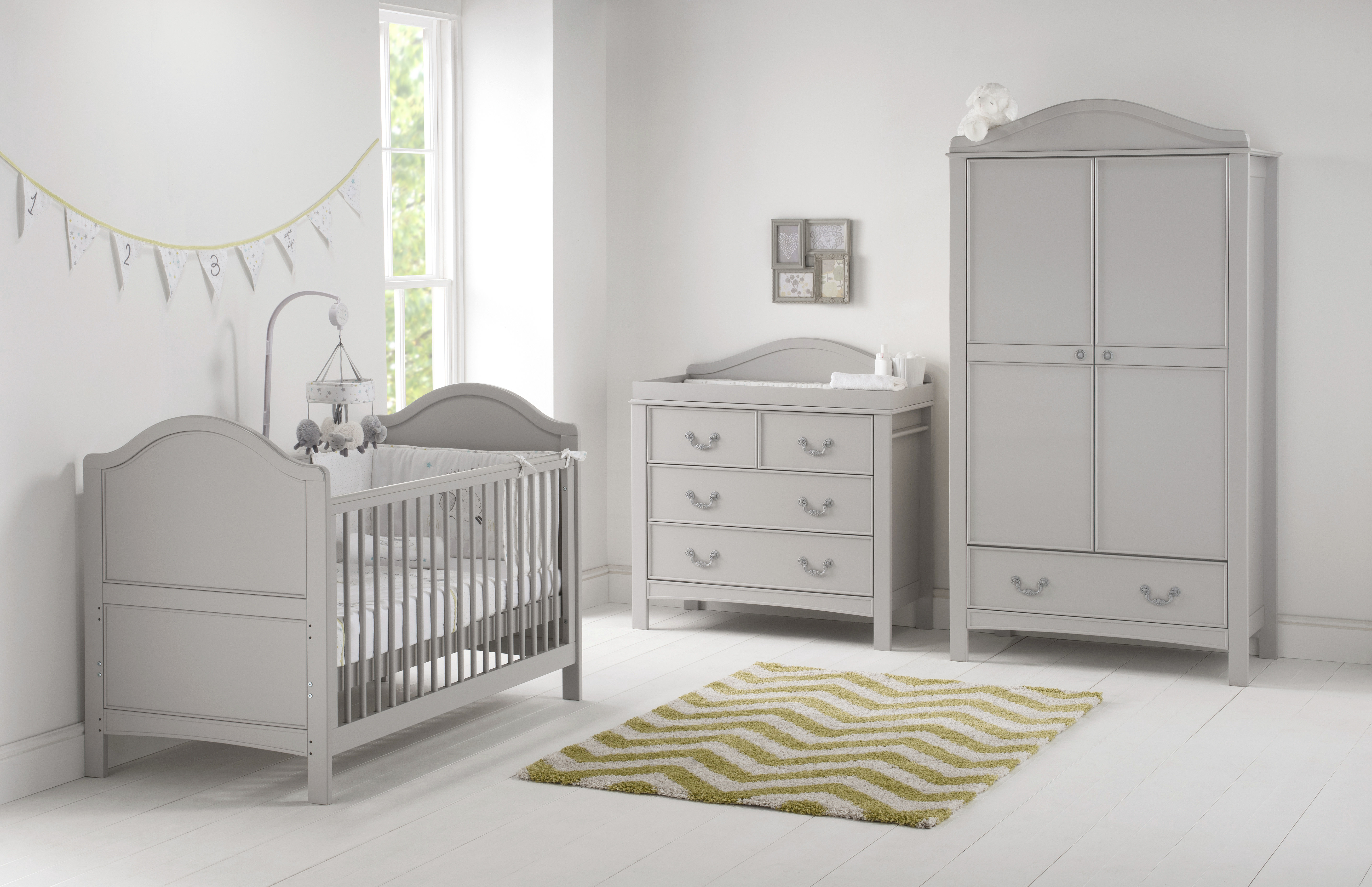 Harriet Bee Leo Cot Bed 3 Piece Nursery Furniture Set Reviews Harriet Bee Leo Cot Bed 3 Piece Nursery