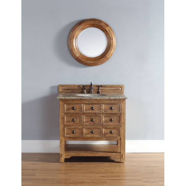 Montebello 36 Single Honey Alder Vanity Bathroom Vanity Set by Bloomsbury Market