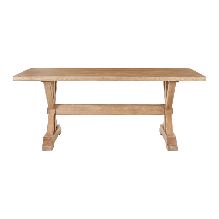 Farmhouse Trestle Solid Wood Dining Table Farmhouse Trestle Solid Wood Dining Table