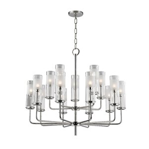 Lessman 15-Light Shaded Chandelier