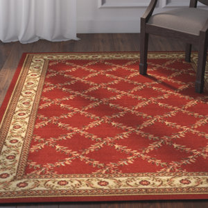 Ryan Dark Red Indoor/Outdoor Area Rug