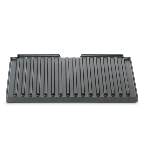 Smart Grill Interchangable Ribbed Plate by Brevill