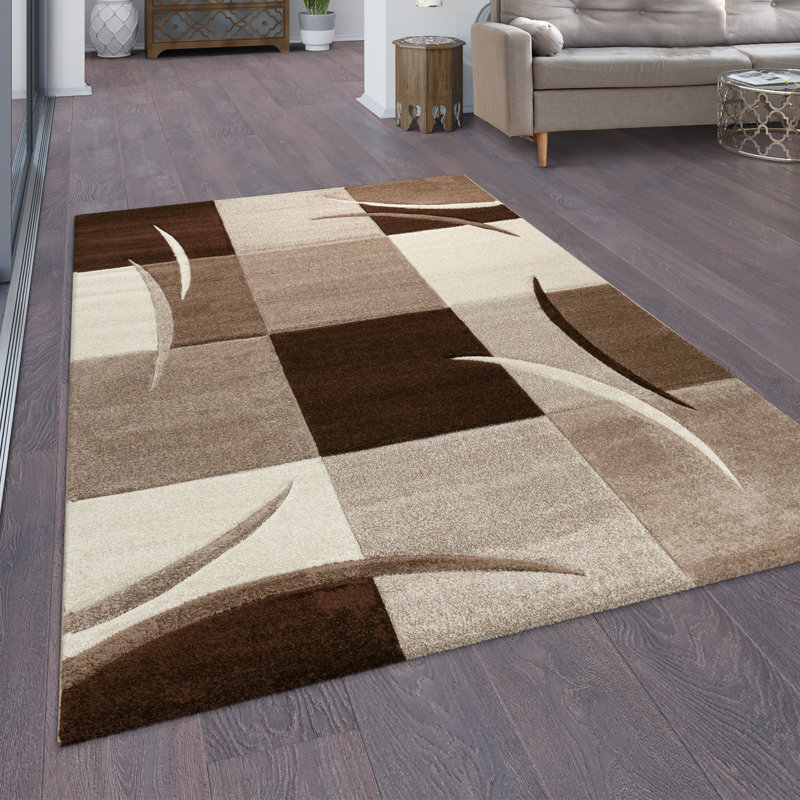 Zipcode Design Aliana Brown/Cream/Ivory Rug & Reviews | Wayfair.co.uk