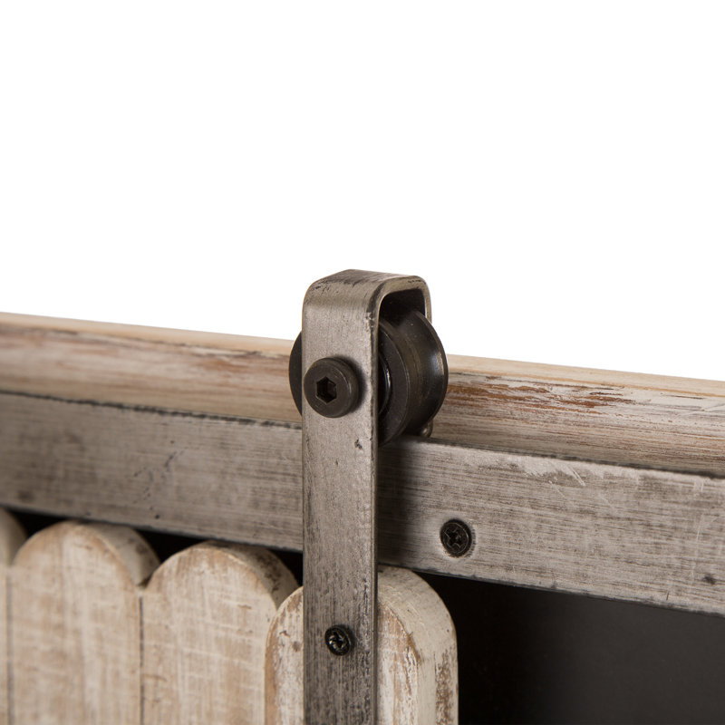 Gracie Oaks Barn Door Chalkboard Wall Decor Reviews Wayfair Ca