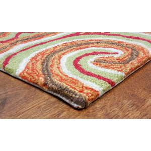 Bel Air Sunrise Kazakh Outdoor Orange Area Rug
