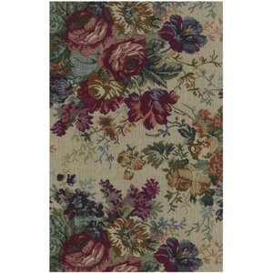 Tapestry Rose Bouquet Futon Slipcover