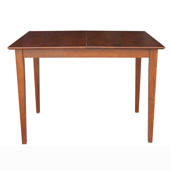 Counter Height Butterfly Leaf Rubber Solid Wood Dining Table by International Concepts International Concepts