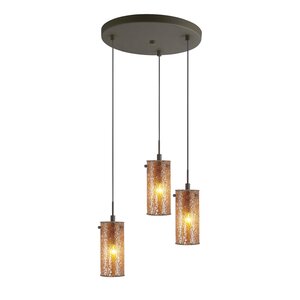 Keiser 3-Light Metal Mini Pendant