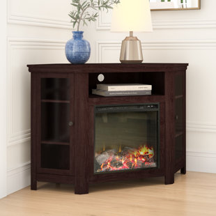 Tv Corner Stand With Fireplace Wayfair