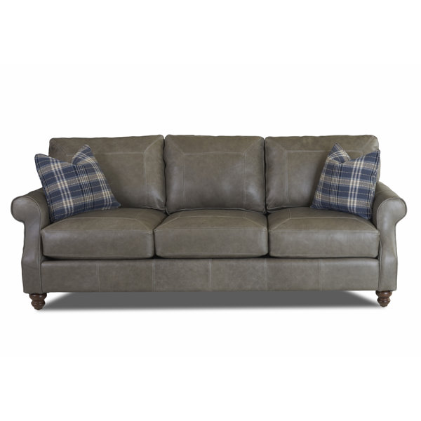 Canora Grey Belloreid Extra Large Leather Sofa Wayfair