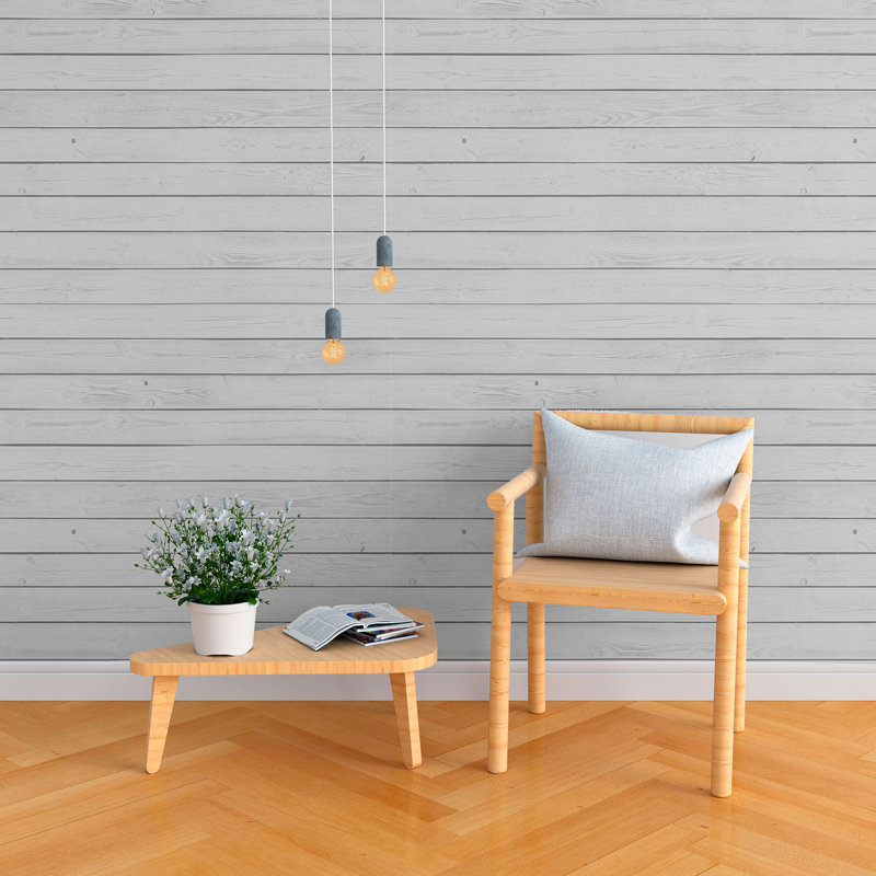 Gracie Oaks Delmonte Shiplap Removable L And Stick Wallpaper Gracie Oaks Delmonte Shiplap Removable