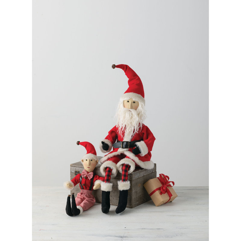 The Holiday Aisle Cottage Garden Christmas Slim Elf Figurine Wayfair