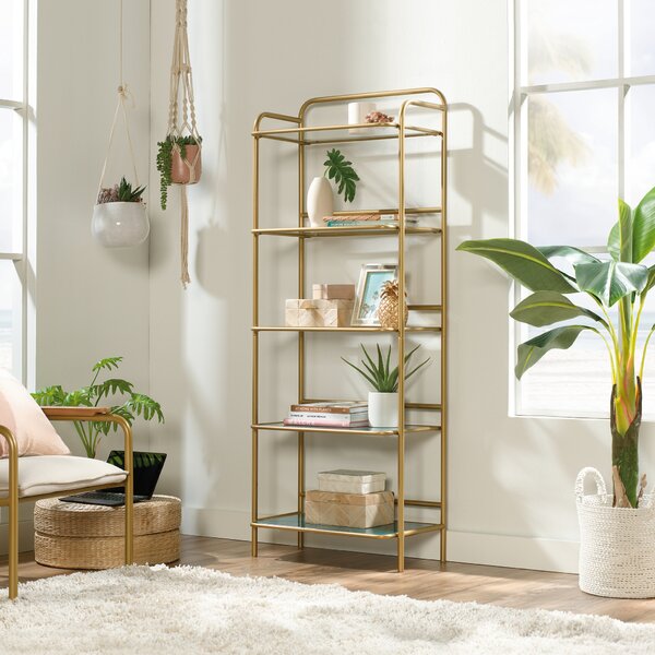 Hosea Etagere Bookcase By Everly Quinn